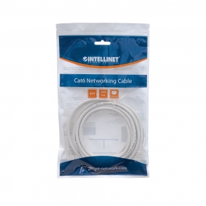 Patch Cord Cat5e Utp 0,5m Biały 100% Miedź